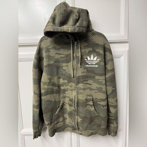 Tribal Seeds Zip-Up Camouflage Hoodie